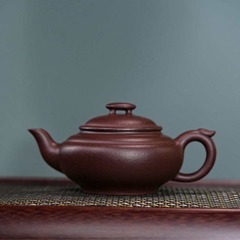 宜兴原矿紫砂壶 原矿大水潭天青 电窑 上新桥