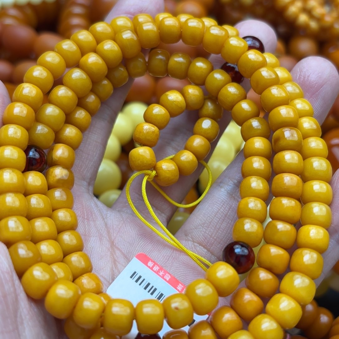 琥珀手链未镶嵌蜜蜡