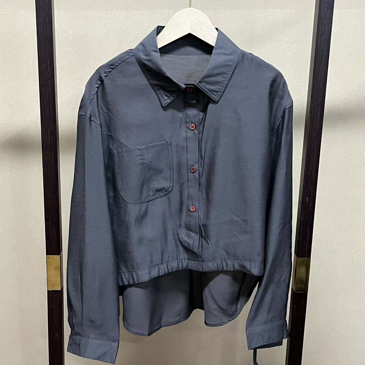 （9929衬衫）设计感前短后长衬衫49/62