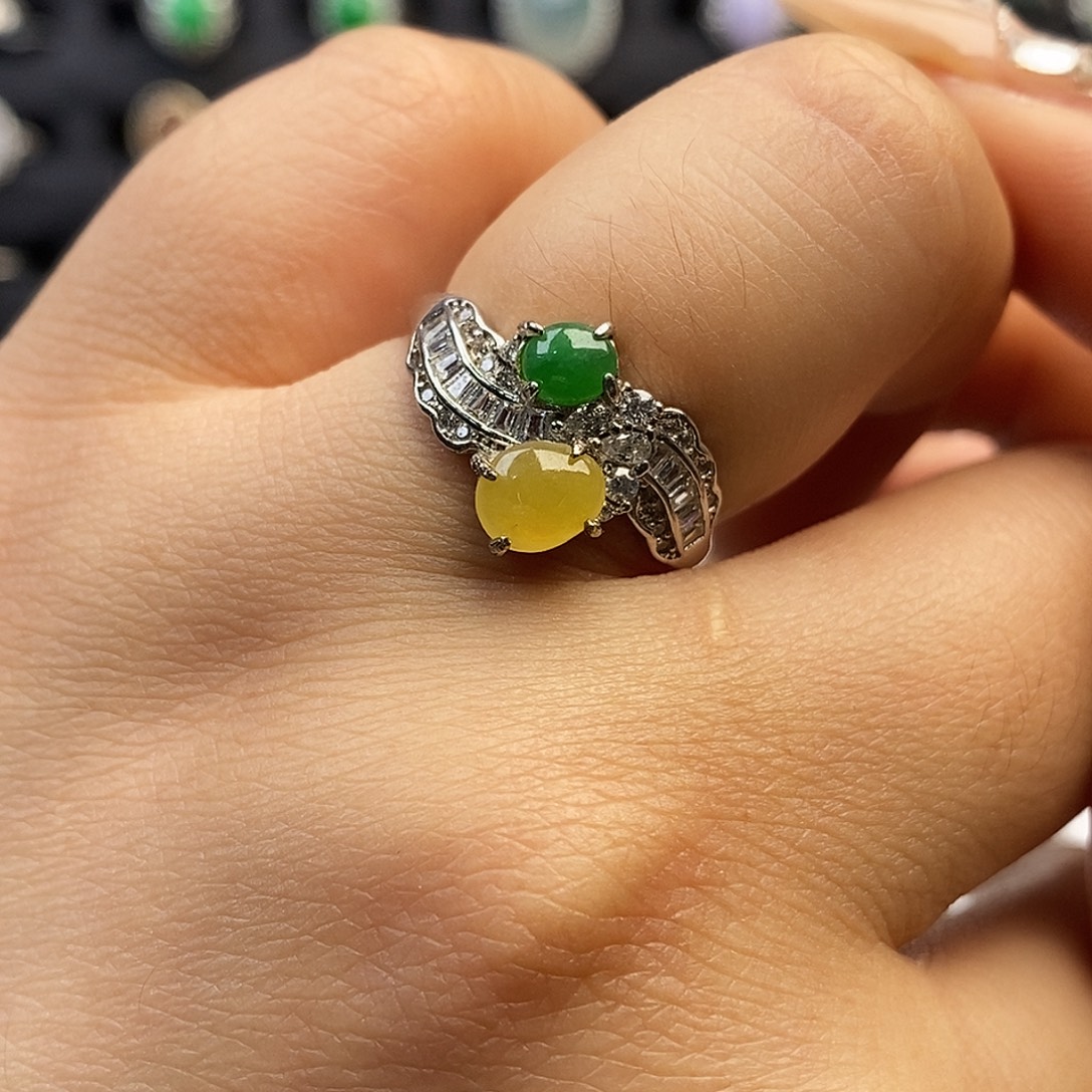 翡翠未镶嵌戒指翡翠