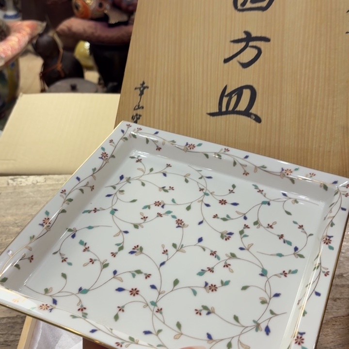 陶瓷古美术置物摆件