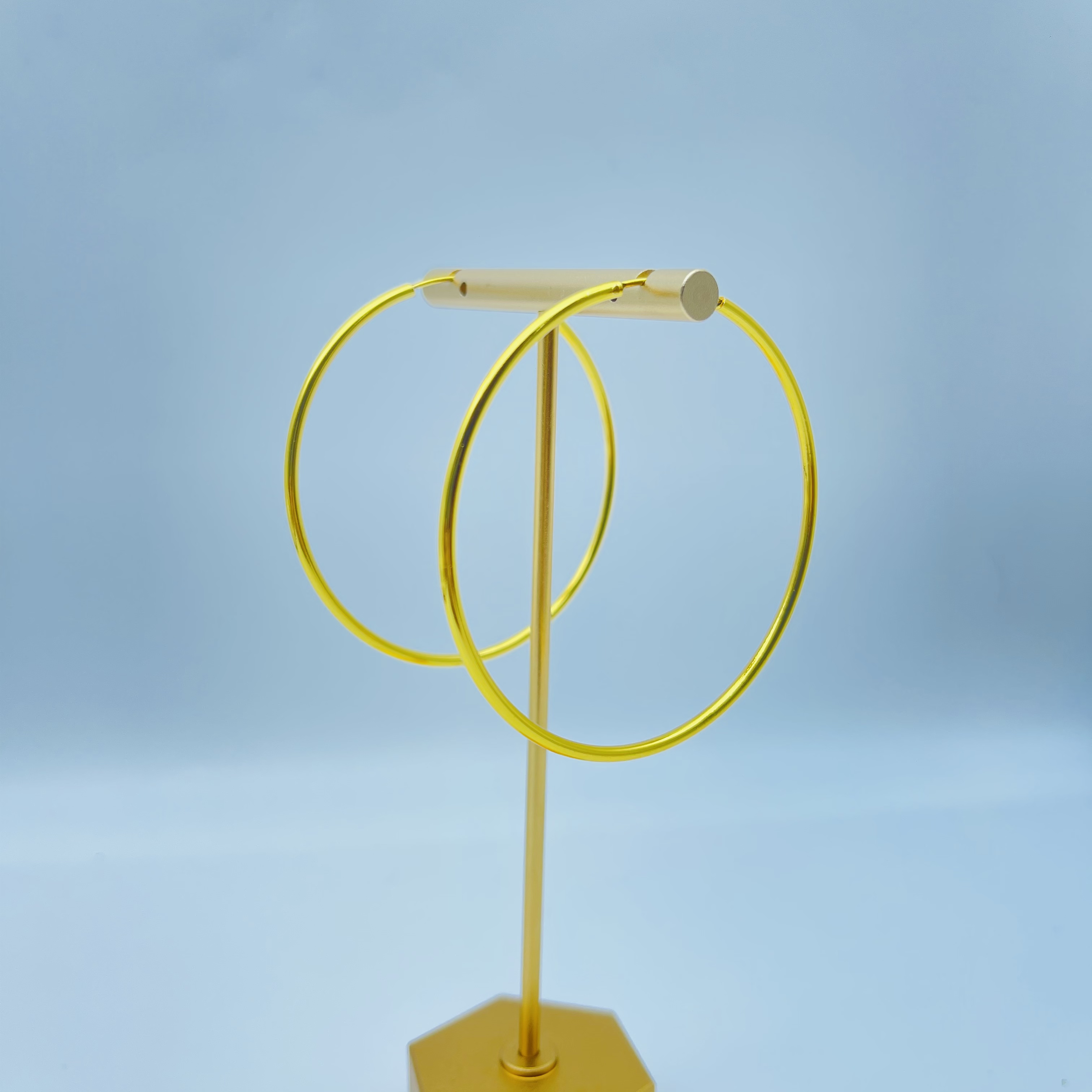 钛钢耳饰 altunpusun金店同款大圈金色耳环时尚百搭 84