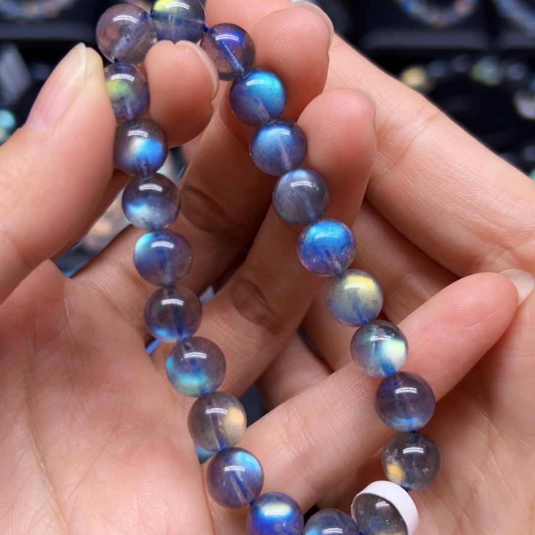 未镶嵌手链长石8.6左右