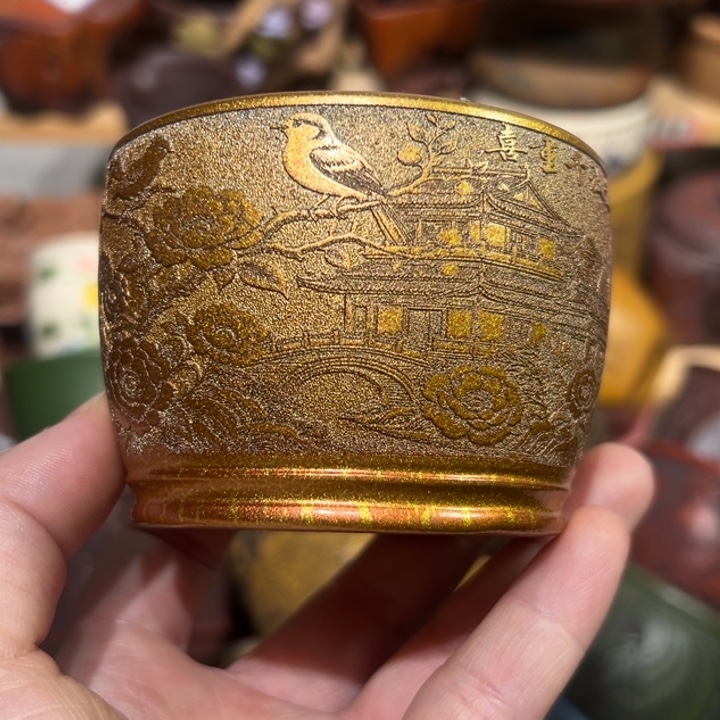 紫砂茶杯宜兴紫砂主人杯