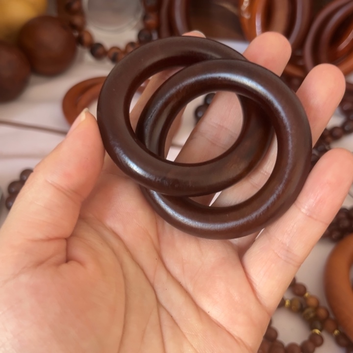 枣木雨***节40玉化乾坤圈枣木带焦