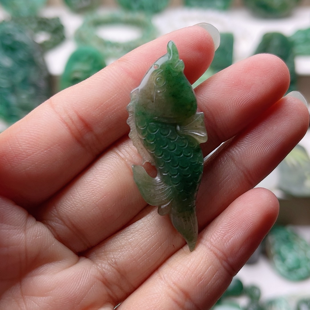 独山玉挂件未镶嵌