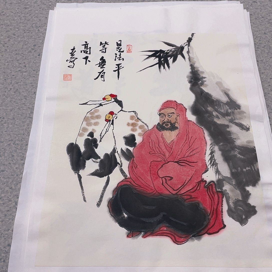 国画1.4平尺国画作品