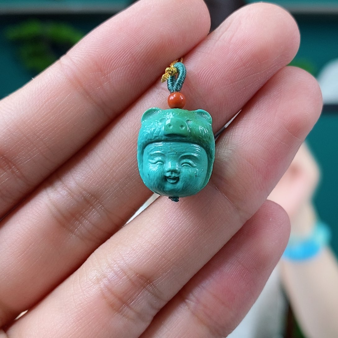 未镶嵌绿松石珠宝奇石