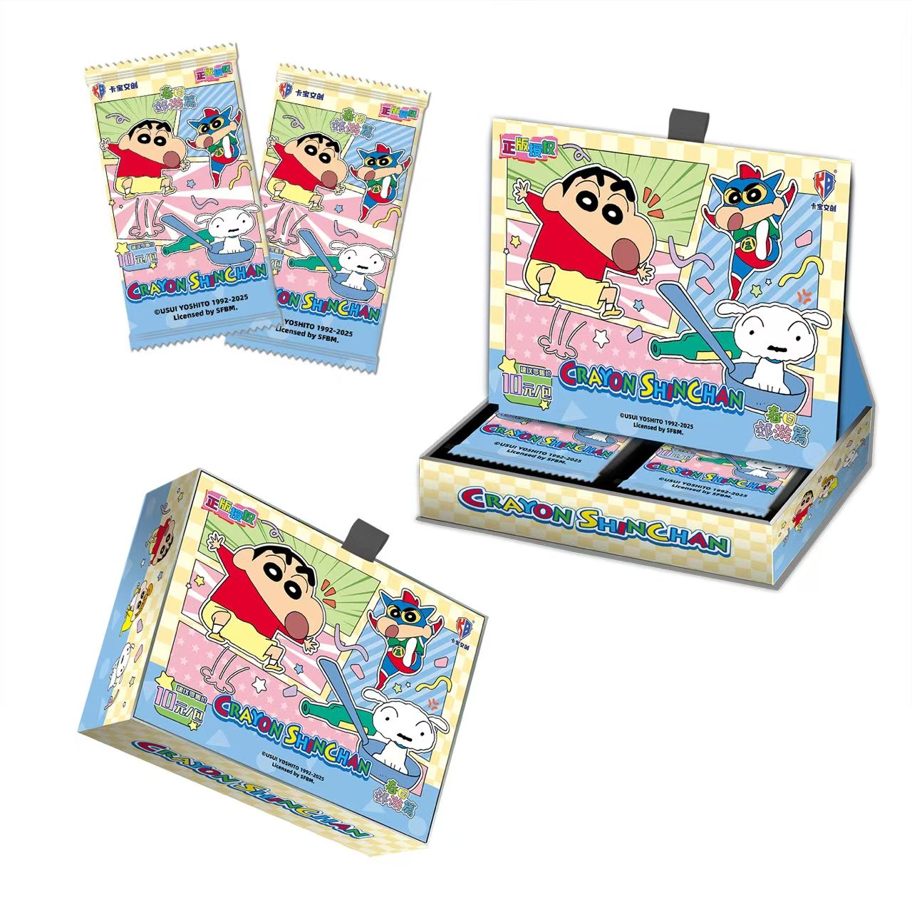 (伊仔)卡宝文创正版授权蜡笔小新春日郊游篇pvc卡牌盲盒（代拆）