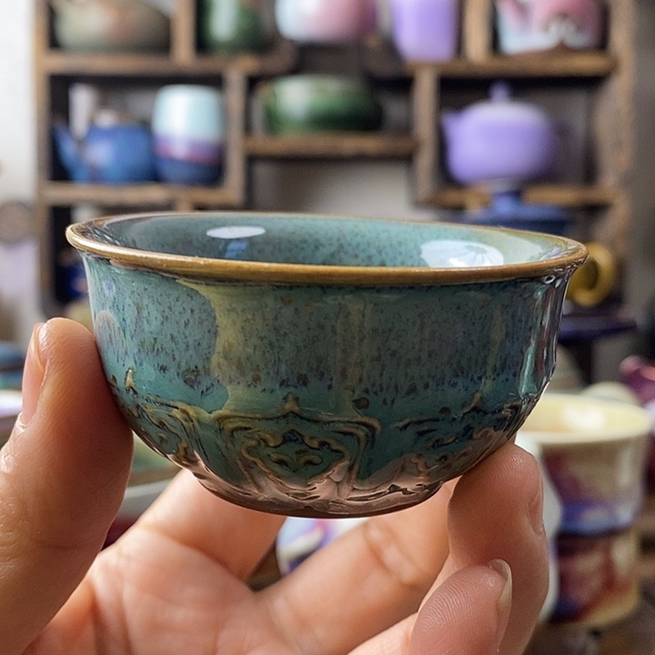 中国神后钧瓷茶具