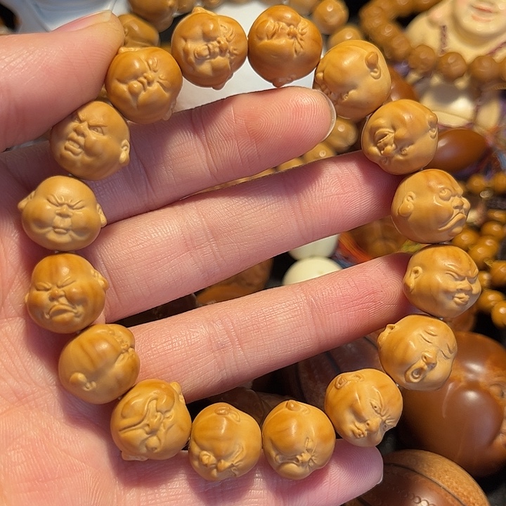 橄榄核手串/手链猴头1.56百态