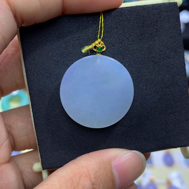 翡翠手链18K金镶嵌翡翠