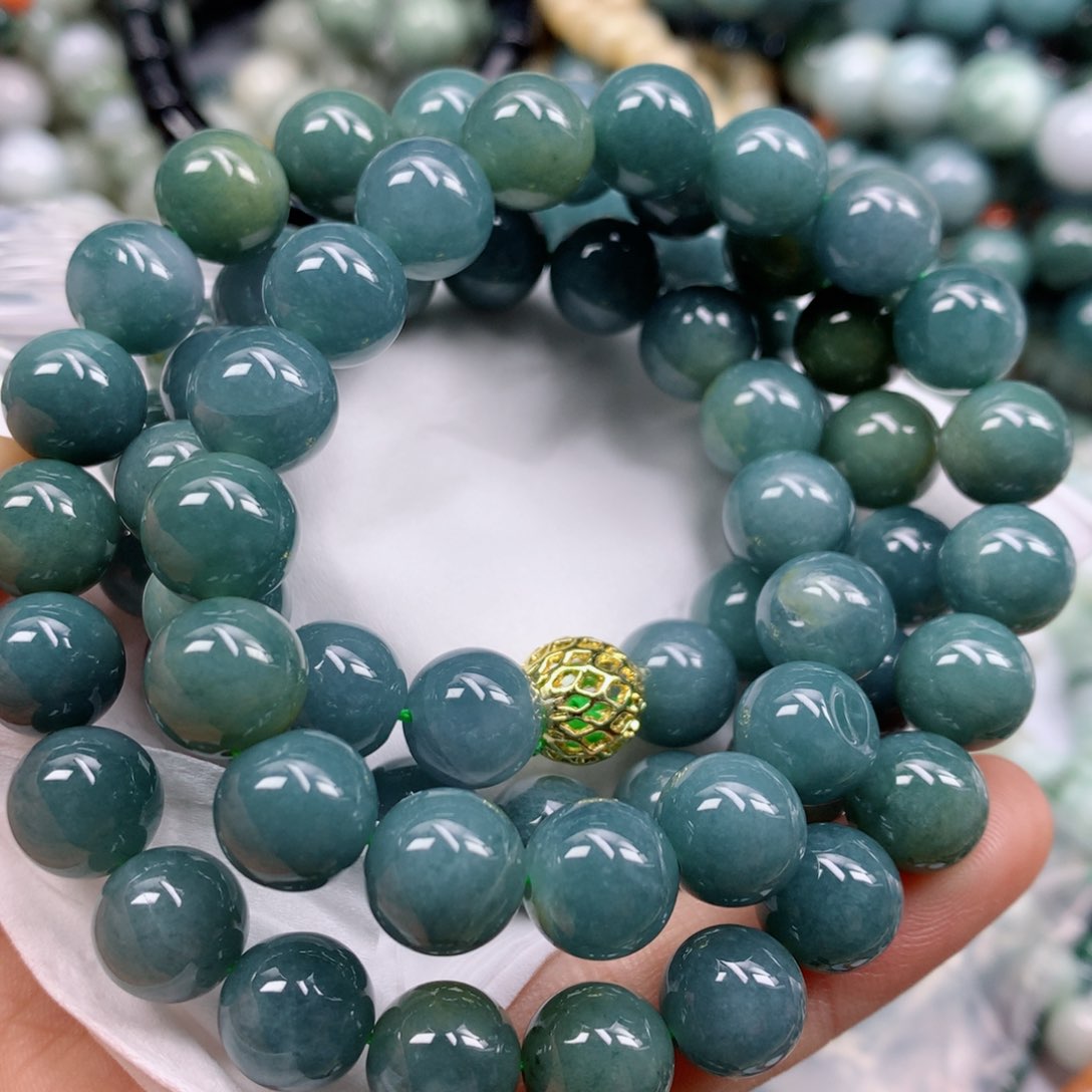 翡翠手链未镶嵌手串