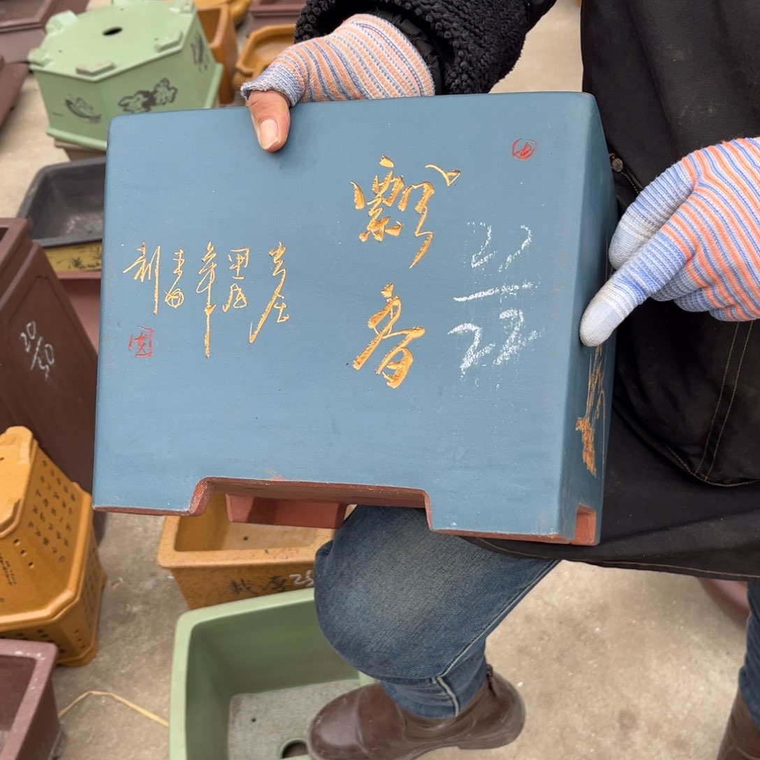 紫砂花盆盆景艺术