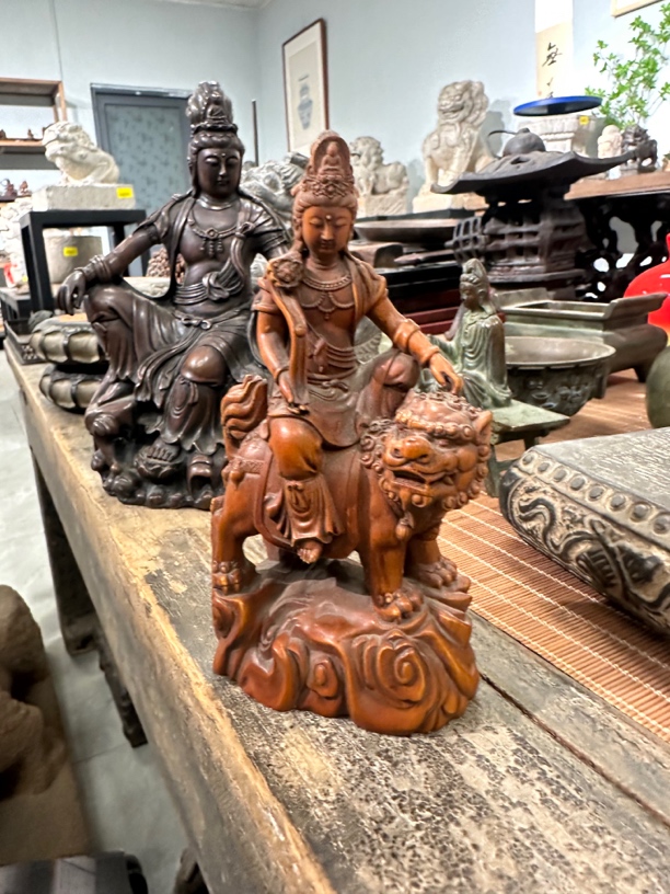 【案头陈设 雅致中堂瑞狮】 青石（所有货物到达不包含卸车）