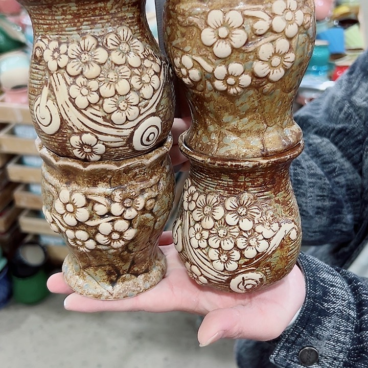 有孔.凑满10元发货多肉陶瓷花盆！