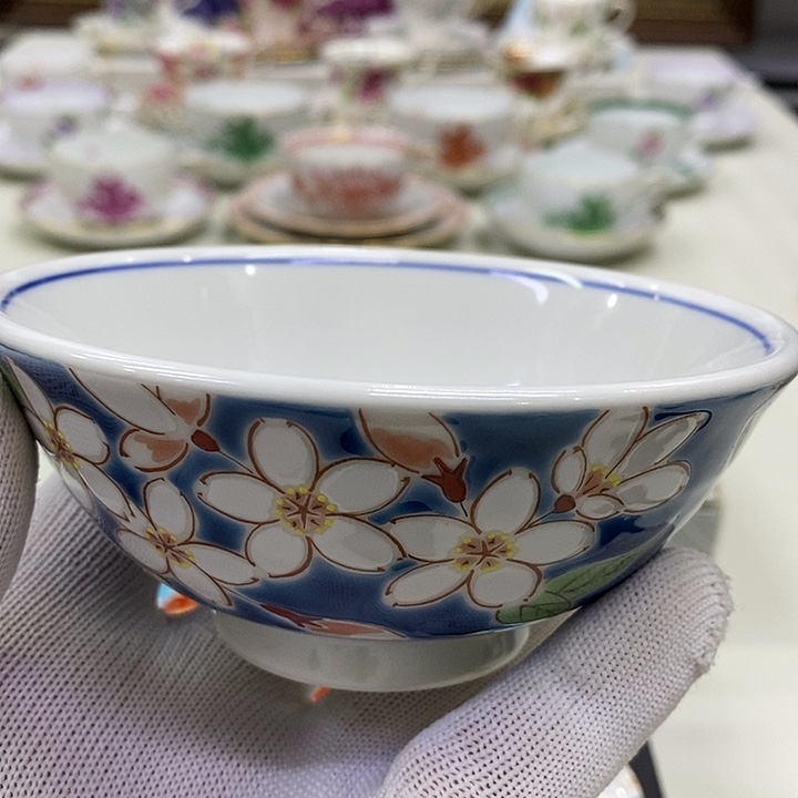 摆件进口瓷器九谷