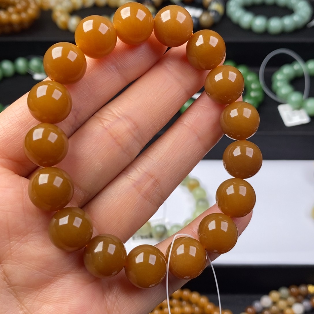 和田玉手串未镶嵌