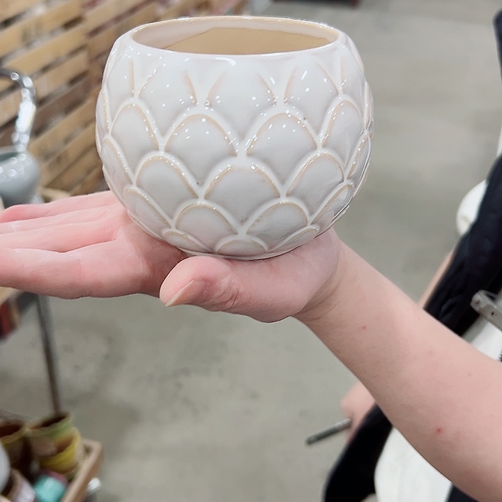 有孔.凑满10元发货多肉陶瓷花盆！