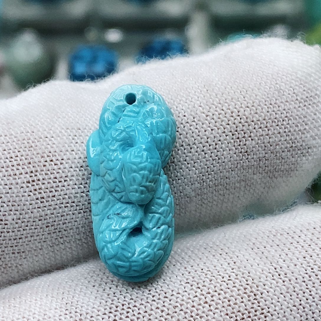 绿松石珠宝奇石未镶嵌