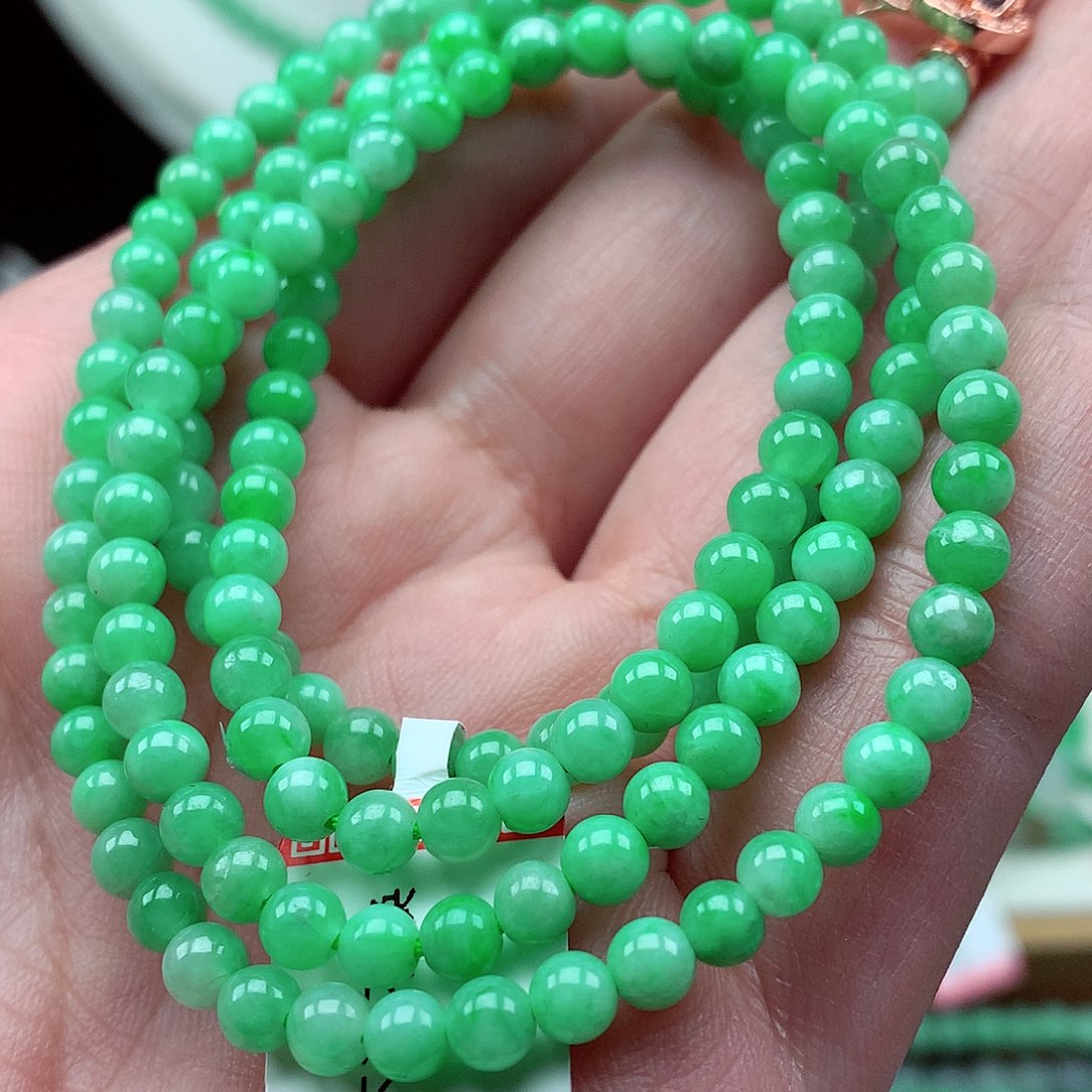 翡翠未镶嵌项链翡翠