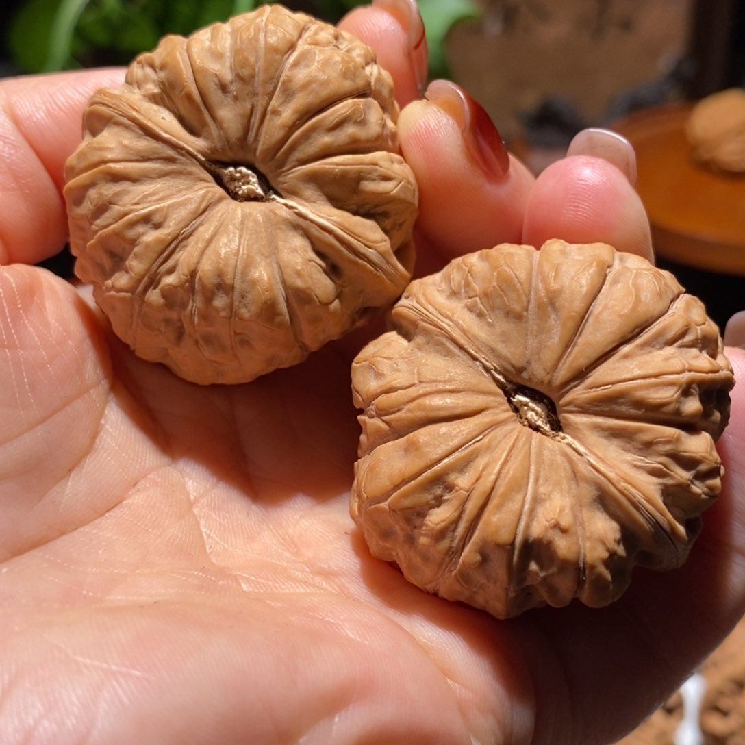 文玩核桃把件南瓜墩40.8