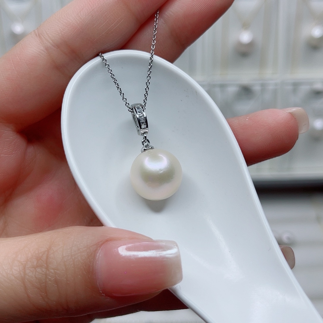 淡水珍珠未镶嵌吊坠(赠链)