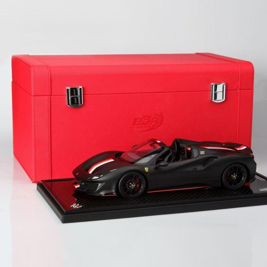 BBR 1/18 法拉利488 pista Spider勒克莱尔私人座驾树脂汽车模型