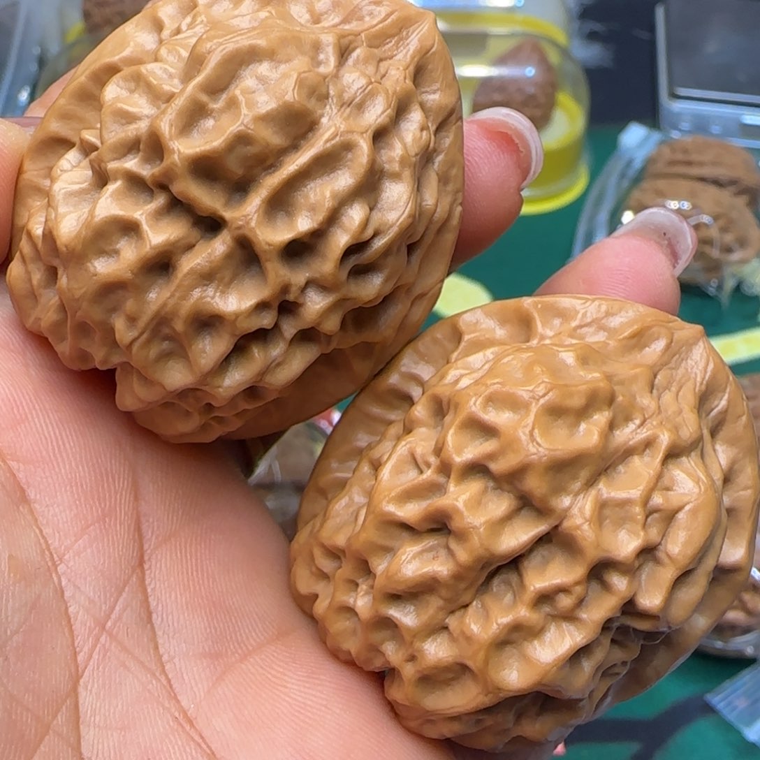 文玩核桃吊坠41.5蓟县蛤蟆眼