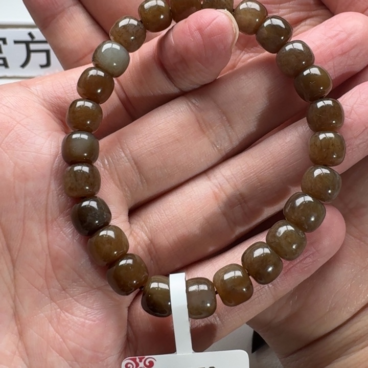 和田玉手串未镶嵌25