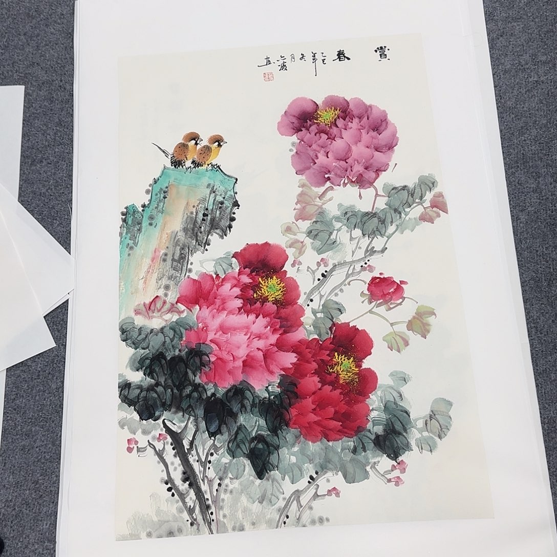 国画68*45纯手绘刘亦凌