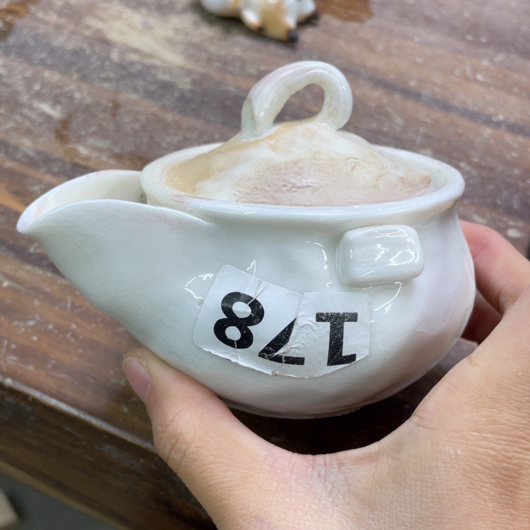 我***一陶纯手工柴烧茶壶茶具瑕