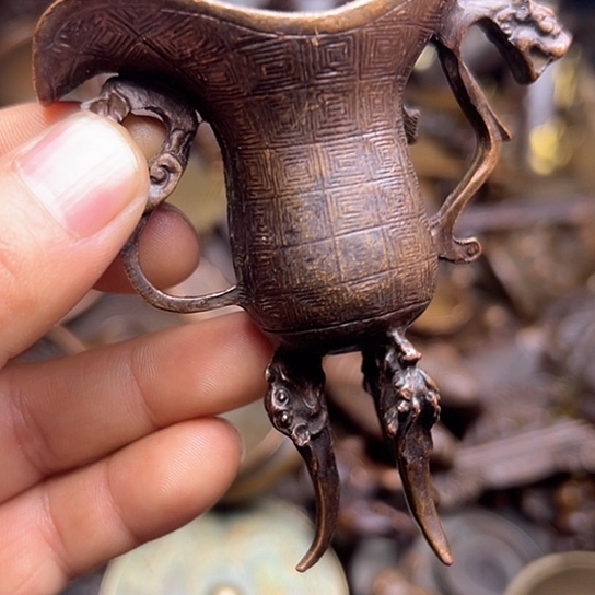 铜制文玩把玩物件