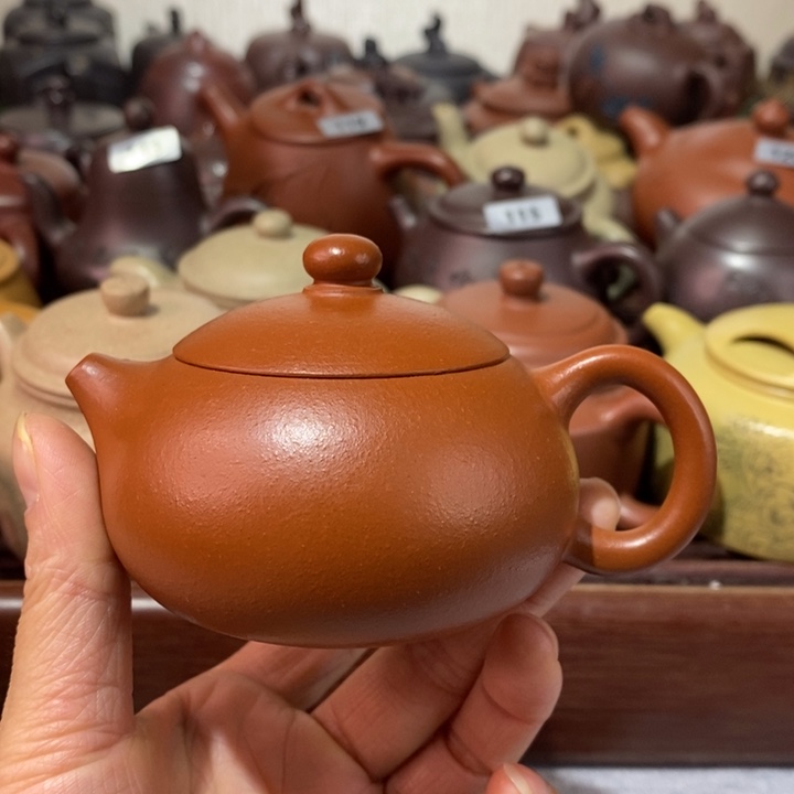 紫砂茶壶微瑕处理一把