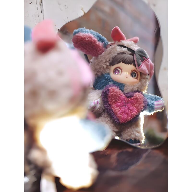 正版MayMei霉霉-双生秘境V4代系列毛绒盲盒手办包包挂件