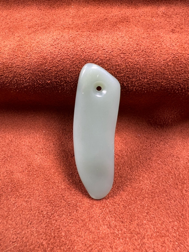 和田玉碧玉素面挂件