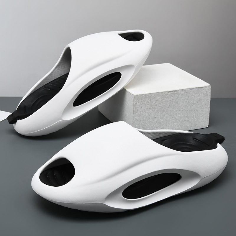 夏季新款男士可拆卸一字拖厚底防滑耐磨时尚简约休闲户外沙滩凉拖