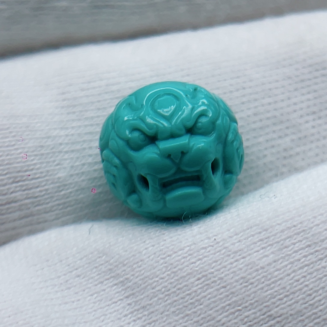 绿松石未镶嵌颈饰卡10.2