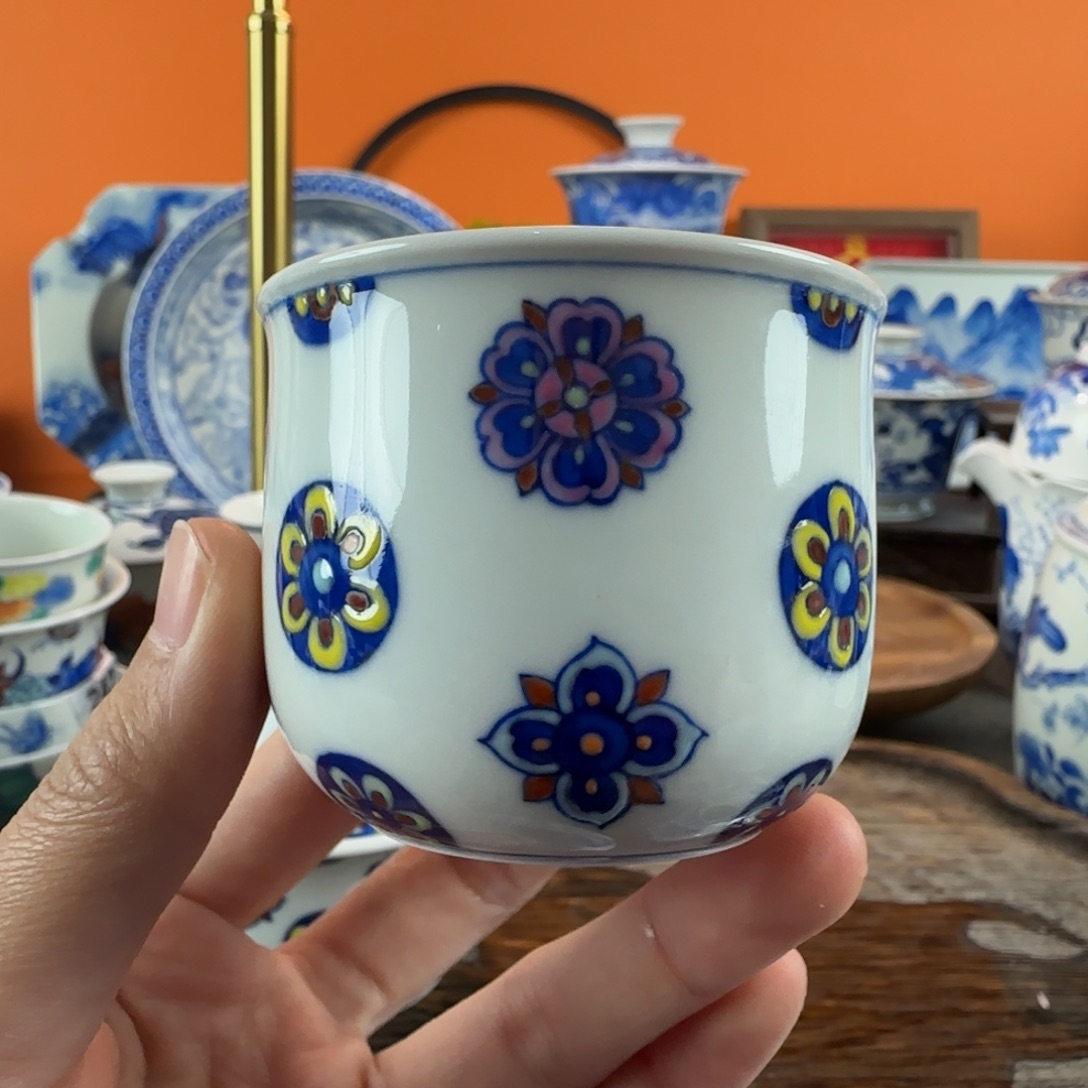 瓷片景德镇手绘青花瓷器138