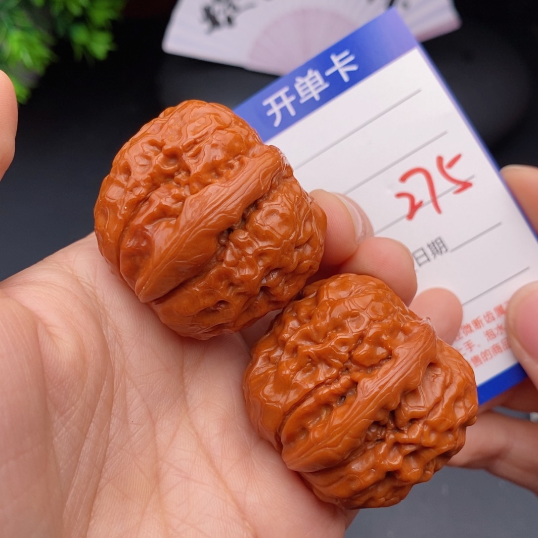 文玩核桃把件38甲骨文275