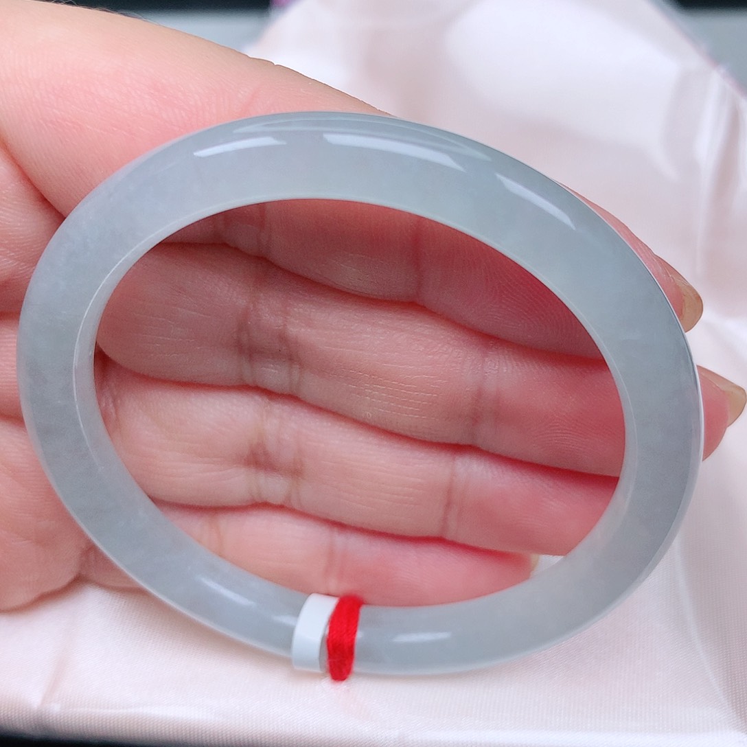 未镶嵌手镯（圆镯）翡翠12冰胶月光 卡7