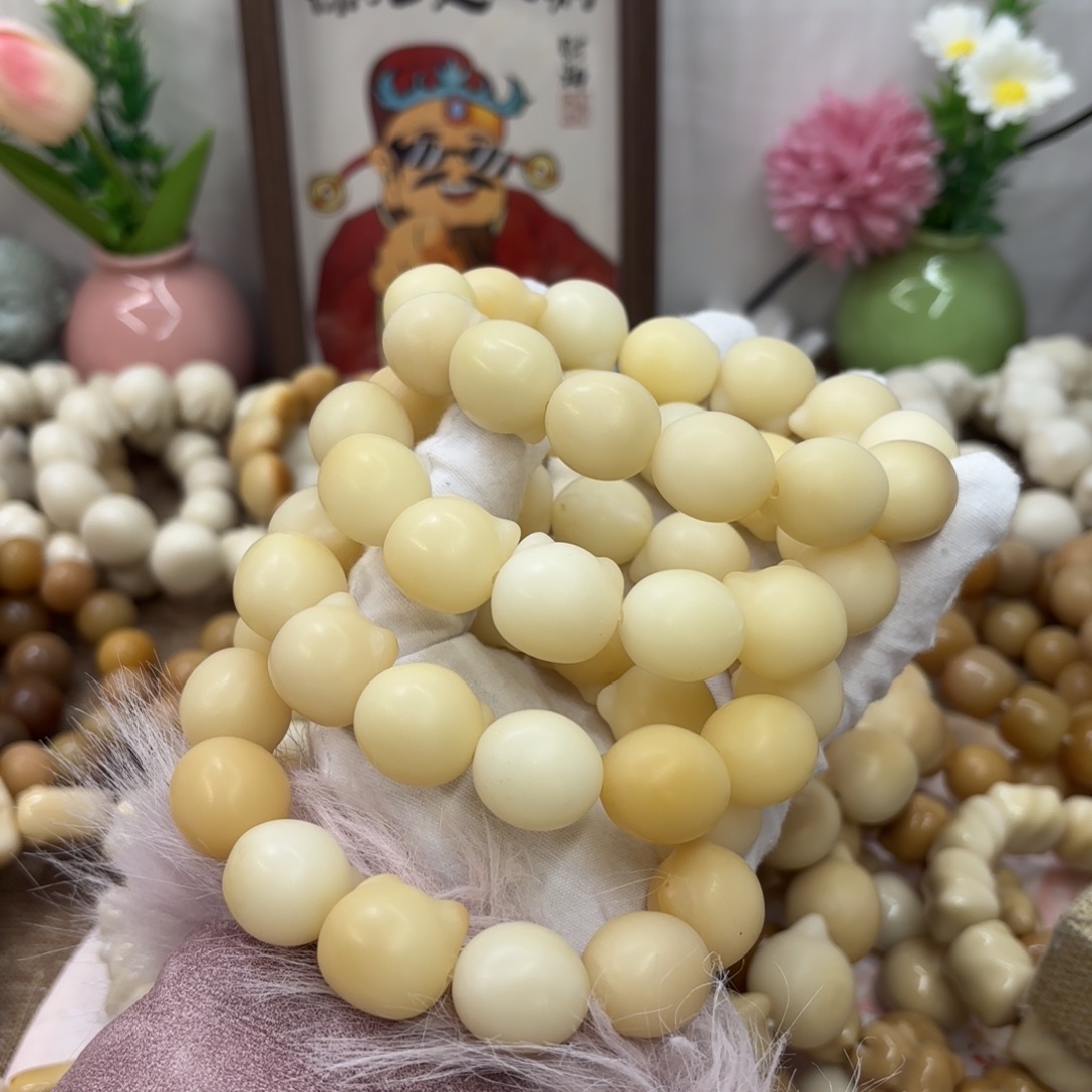 菩提根/象牙果吊坠19干磨瑕疵落地果猫头一锅253