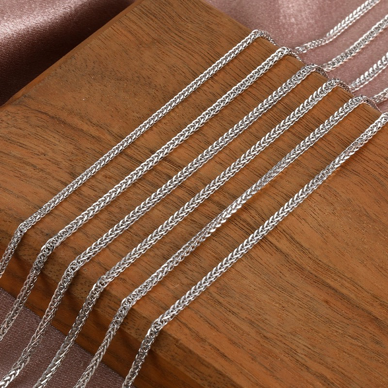 链子足银 足银加粗加长（60厘米）肖邦链单链A171