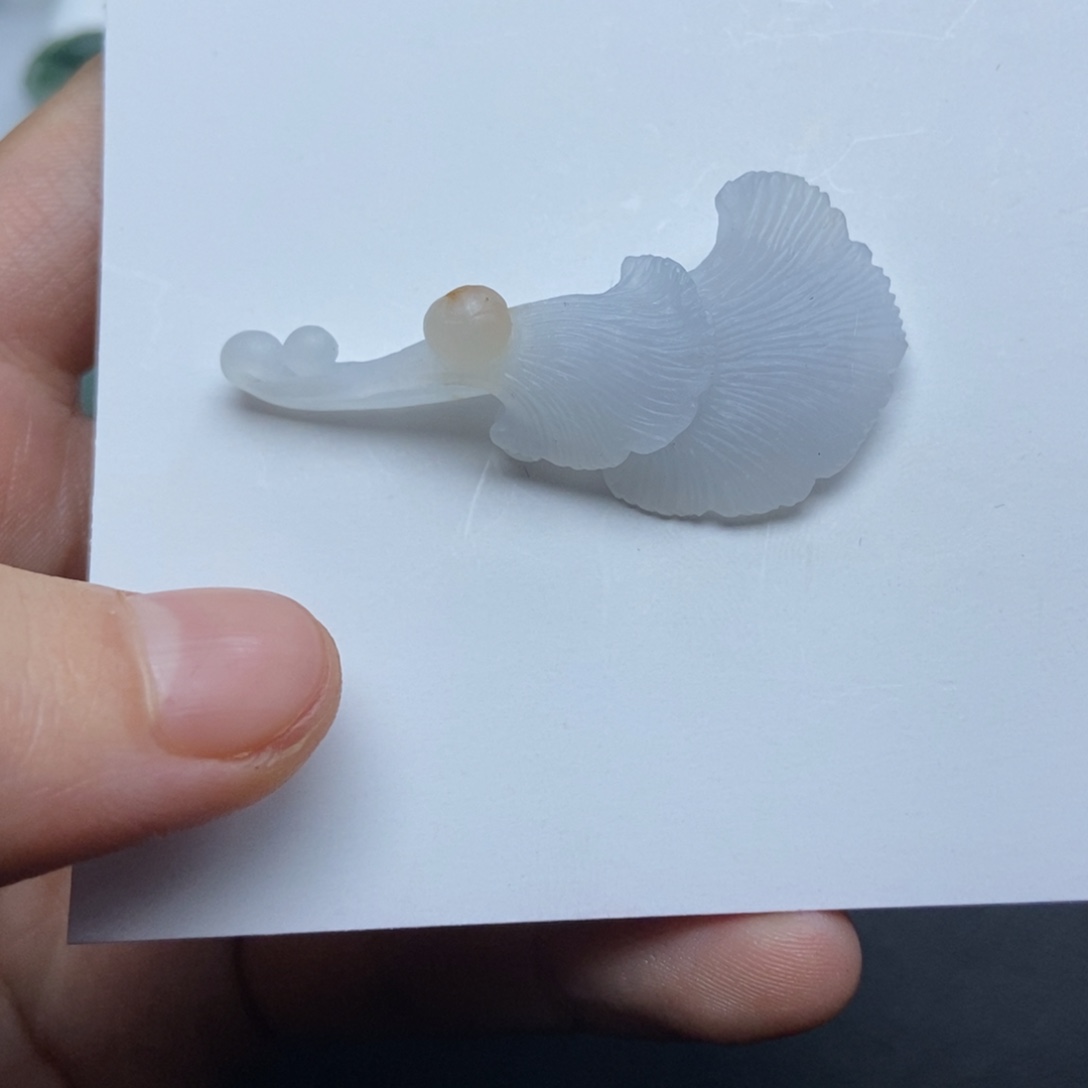 未镶嵌定制翡翠银杏叶