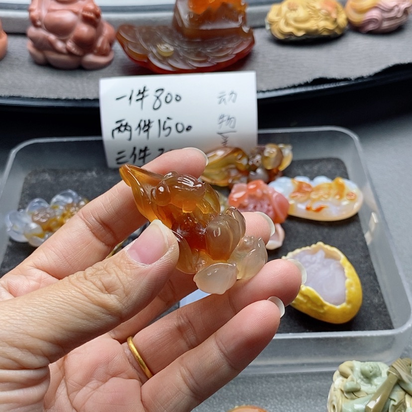 【闪购商品】未镶嵌吊坠定制玛瑙
