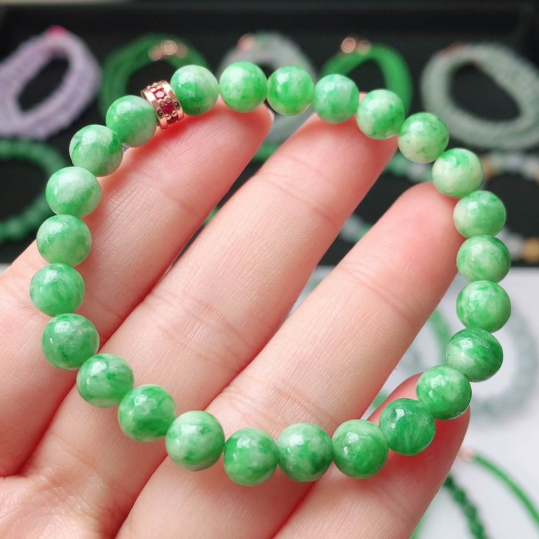 翡翠未镶嵌手链翡翠