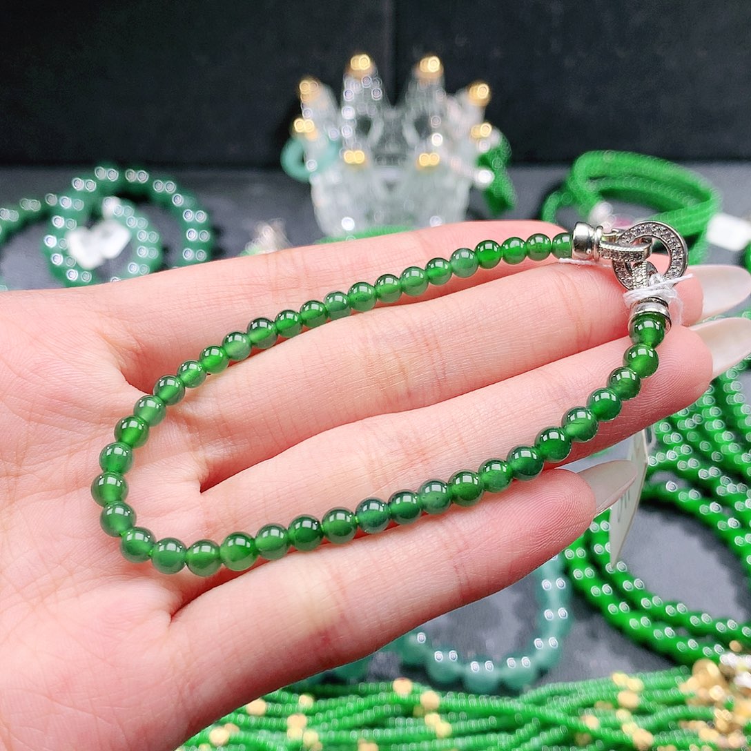 翡翠未镶嵌手链手链