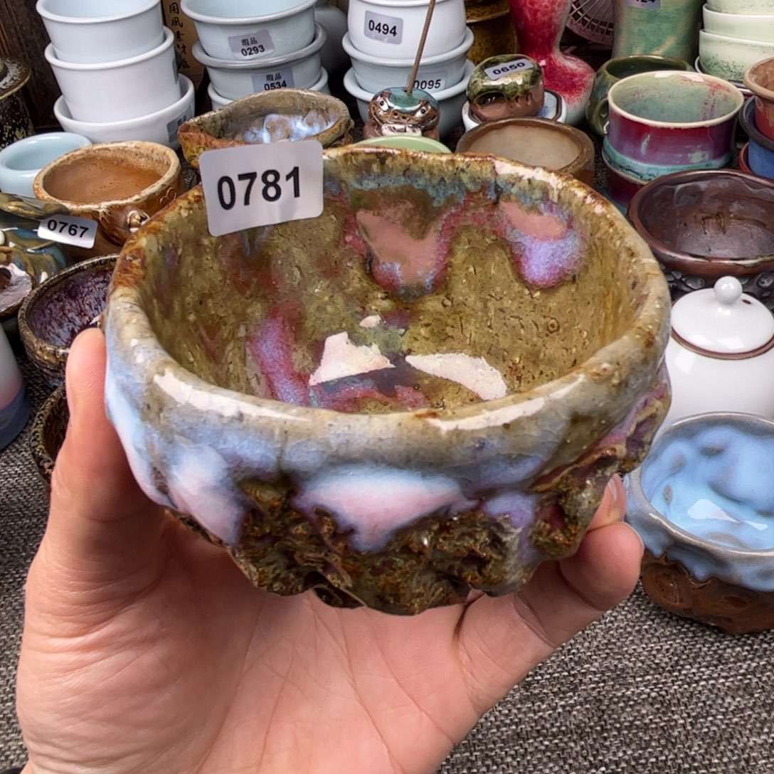 钧瓷杯子窑口自播原矿钧瓷48