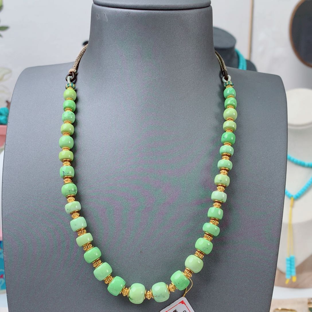 绿松石其他18K金镶嵌