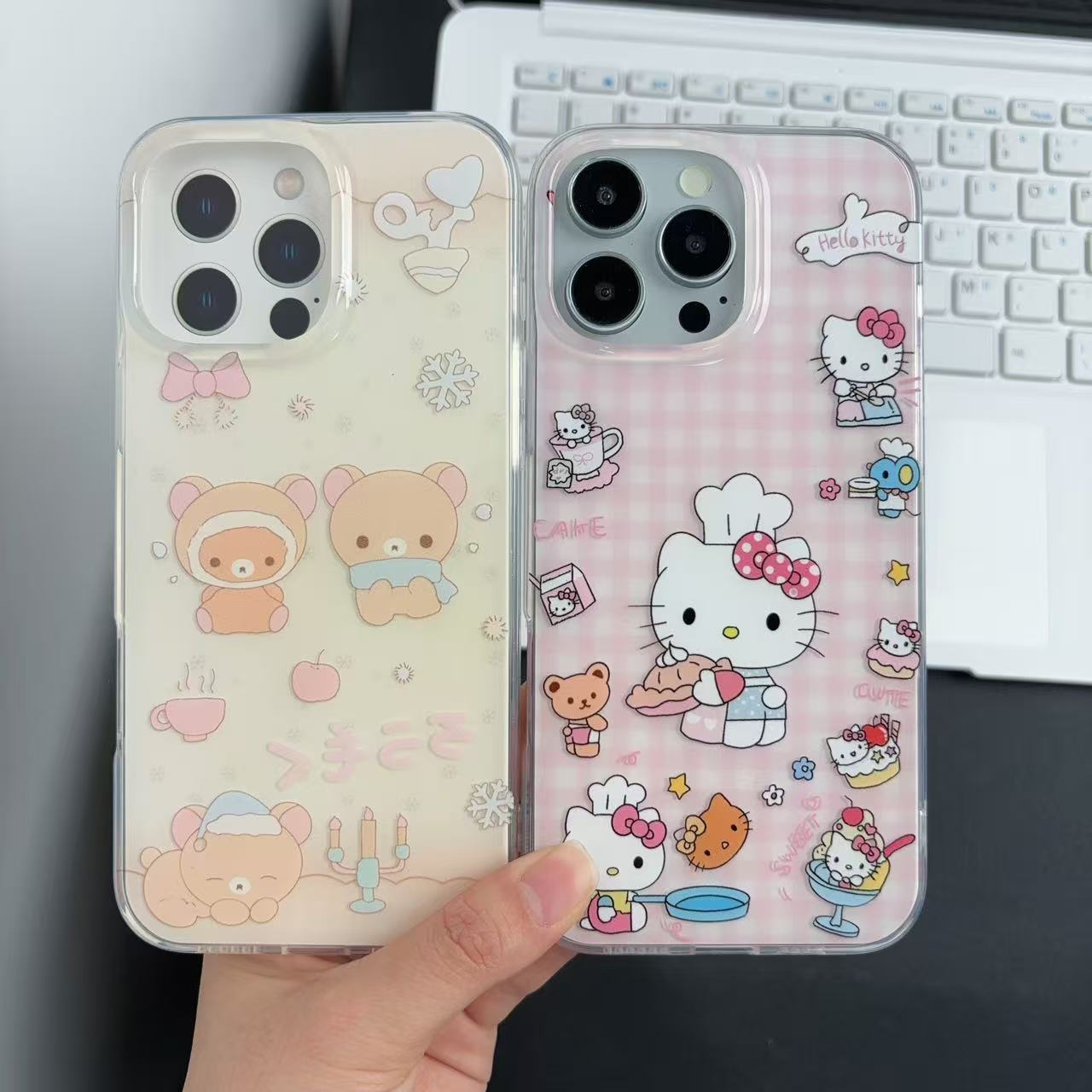 适用于苹果  双层壳/彩银壳  手机壳防摔可爱卡通夏天